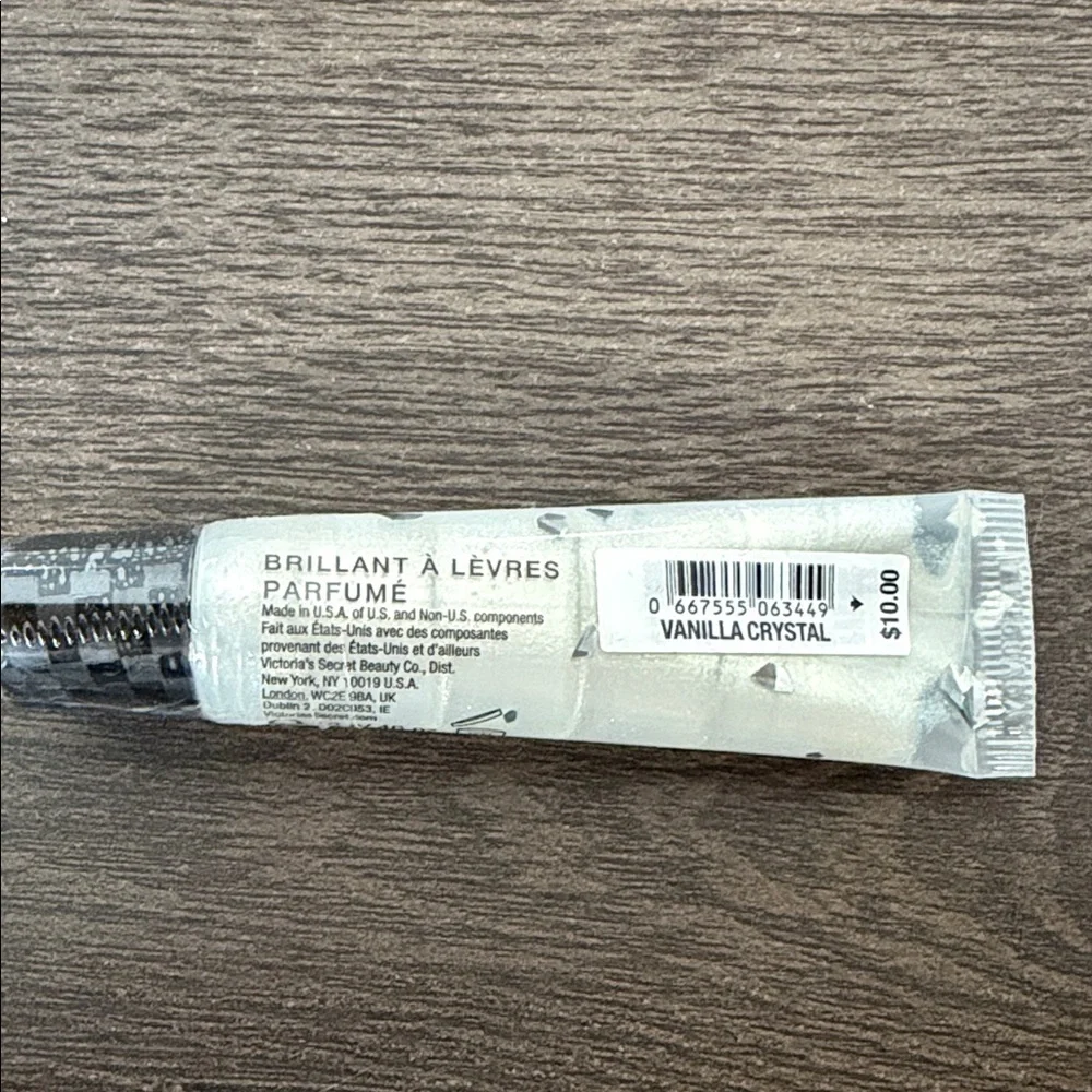 Victoria's Secret Vanilla Crystal Lip Gloss - Clear with Silver Shimmer